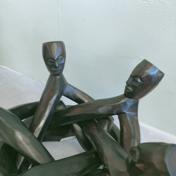 Image 1 of Tavolino da caffè vintage, arte africana 