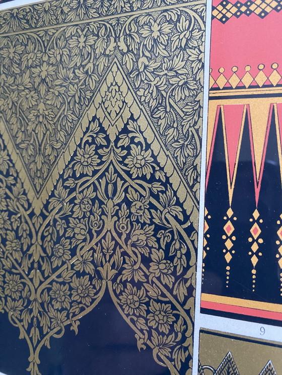 Image 1 of 4 Chrome Lithographs From History Of Design By Racinet