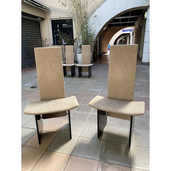 Image 1 of Set of 6 vintage Rennie chairs by Kazuhide Takahama for Gavina, 1972