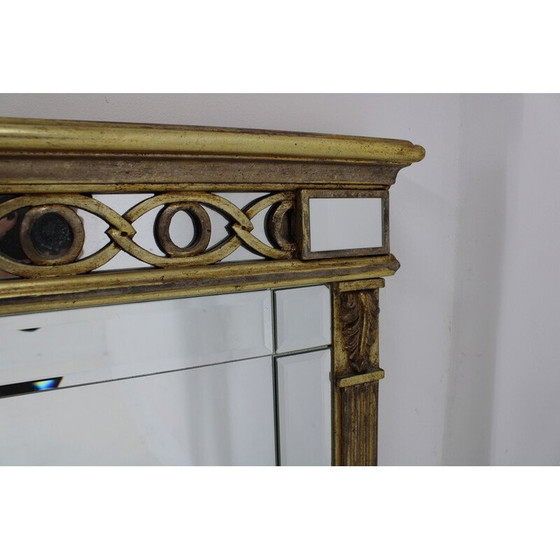 Image 1 of Specchio asiatico vintage in legno intagliato, 1980