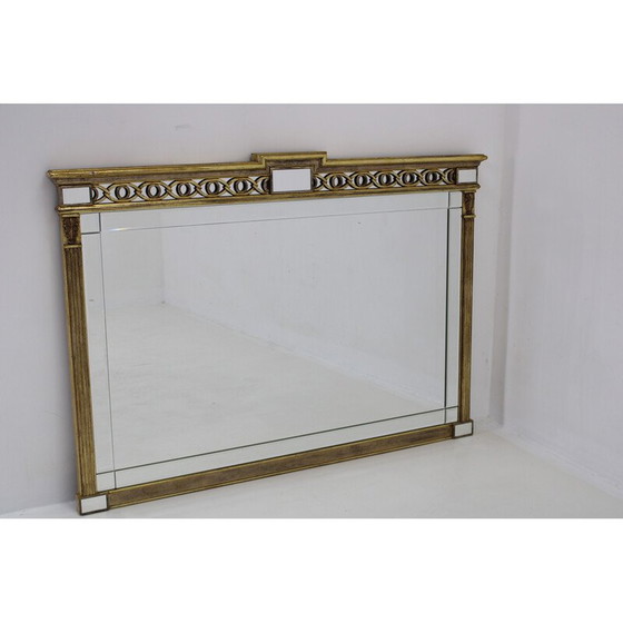 Image 1 of Specchio asiatico vintage in legno intagliato, 1980