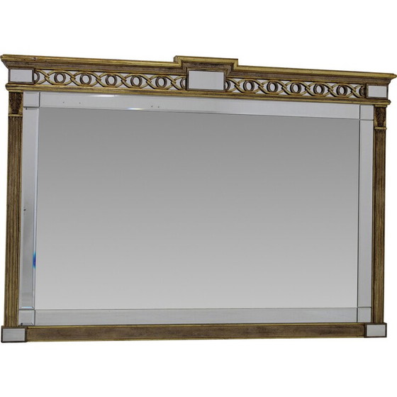 Image 1 of Specchio asiatico vintage in legno intagliato, 1980