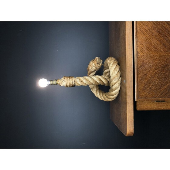 Image 1 of Vintage rope lamp by Audoux Minet, 1960s