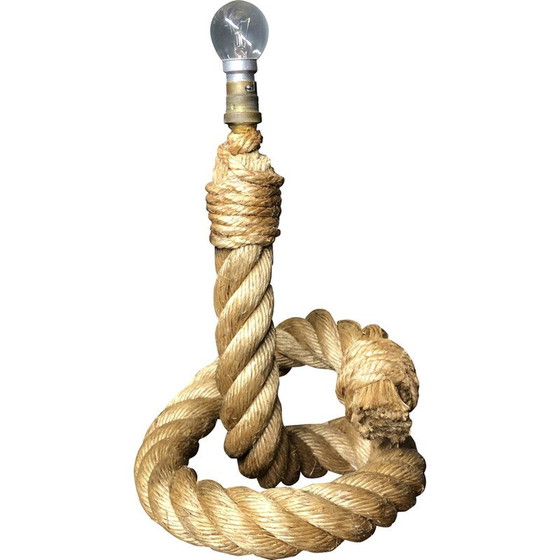 Image 1 of Vintage rope lamp by Audoux Minet, 1960s
