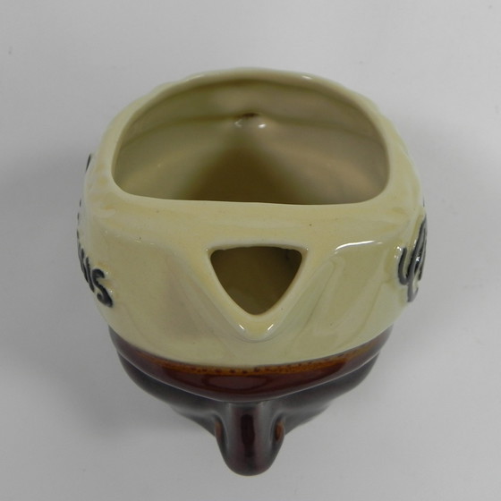 Image 1 of DECANTER CASANIS, CERAMIC, MOORISH HEAD, 1960S