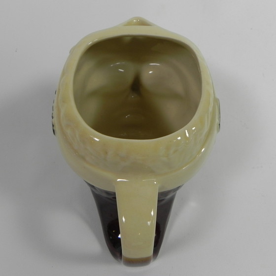 Image 1 of DECANTER CASANIS, CERAMIC, MOORISH HEAD, 1960S