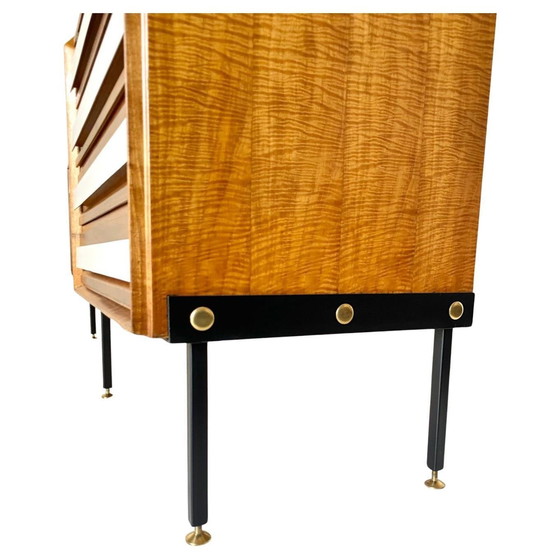 Image 1 of 1X Mid Century Modern Wood Sideboard, Consorzio Mobili Cantu, Italy 1960