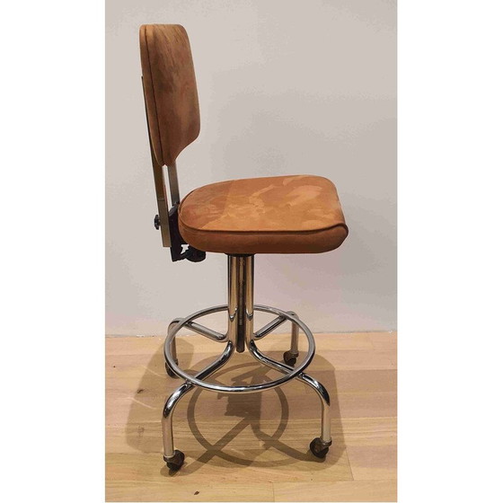 Image 1 of Vintage drafting swivel armchair