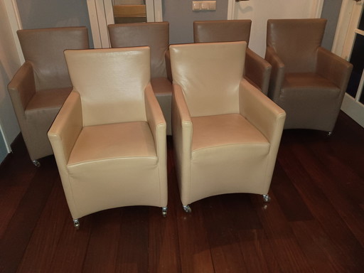 6 Chairs Armchairs From Bert Plantagie