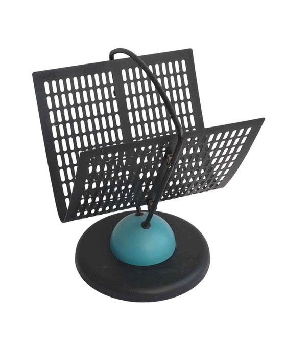 Image 1 of Perforated metal magazine rack