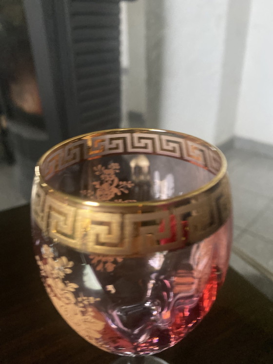 Image 1 of 5 Murano Footed Glasses