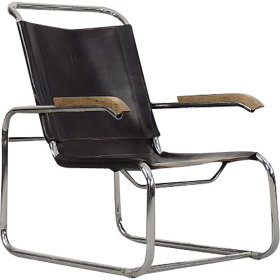 Image 1 of Vintage Bauhaus B35 armchair by Marcel Breuer for Thonet, 1930s