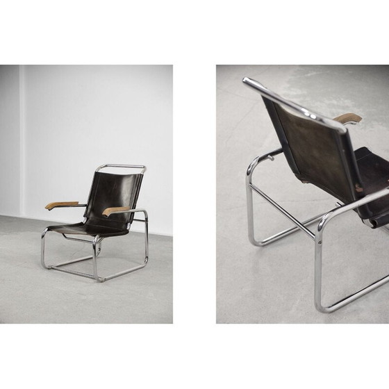 Image 1 of Vintage Bauhaus B35 armchair by Marcel Breuer for Thonet, 1930s