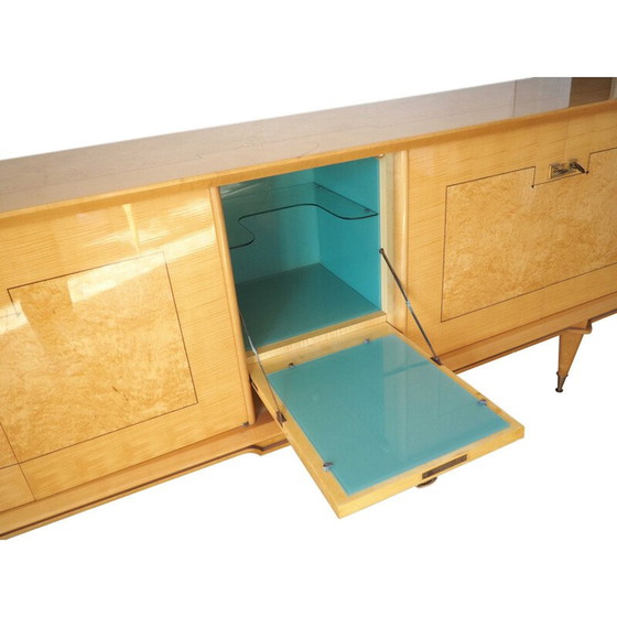 Image 1 of Credenza vintage in legno di limone verniciato, anni '40