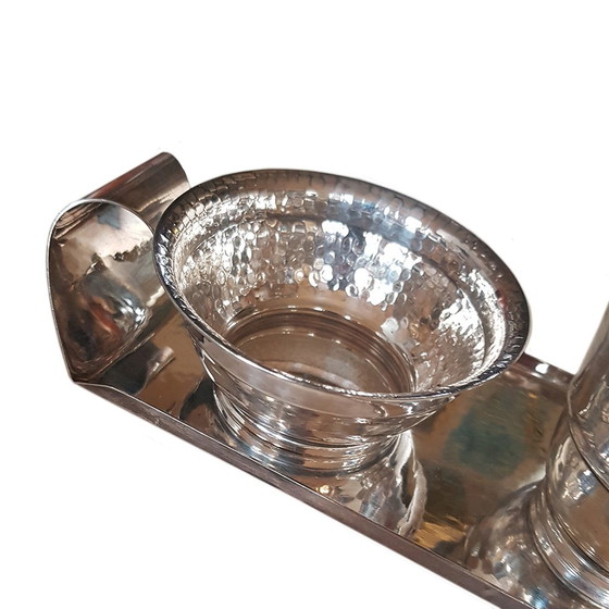 Image 1 of Milk and Sugar Set on Tray by Georg Nilsson for Gero, 1930s, Set of 3