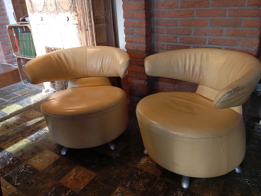 2x Cassina Aki Biki Club Chairs