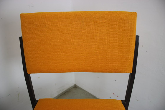 Image 1 of 6X L&C Arnold tubular steel chairs vintage chair set orange new cover 60S