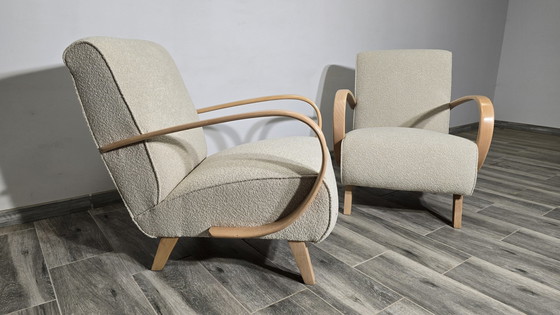Image 1 of Armchairs by Jindrich Halabala, 1940s, Set of 2
