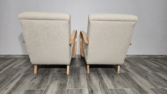 Image 1 of Armchairs by Jindrich Halabala, 1940s, Set of 2