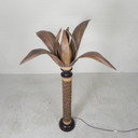 Lámpara de palmera de pie, década de 1970