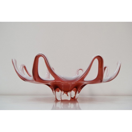 Image 1 of Bohemian vintage egermann crystal bowl, Czechoslovakia 1970