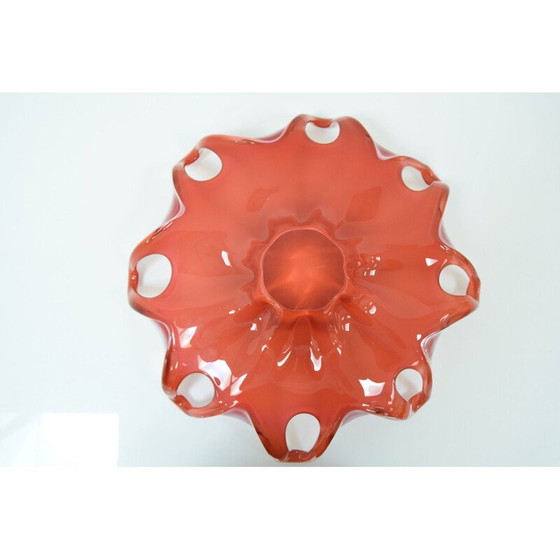 Image 1 of Bohemian vintage egermann crystal bowl, Czechoslovakia 1970