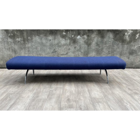 Image 1 of Vintage bench in steel covered with polyurethane foam by Rodolfo Dordoni for Moroso, 1980