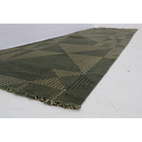 Image 1 of Vintage abstract wool rug, Czechoslovakia 1950s