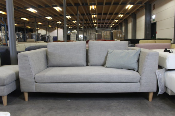 Image 1 of Fabric sofa and recamiere chaise longue sofa couch