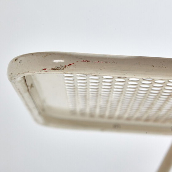 Image 1 of Vintage white metal folding chair, 1980