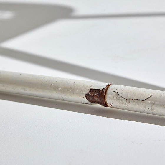 Image 1 of Vintage white metal folding chair, 1980