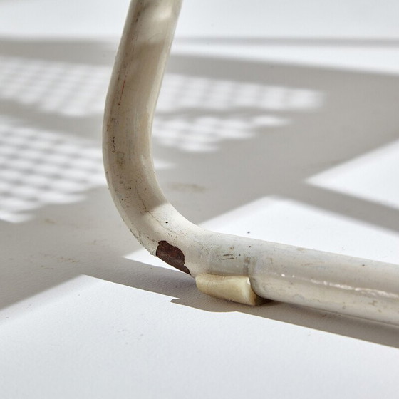 Image 1 of Vintage white metal folding chair, 1980