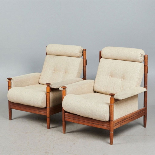 Scandinavian Lounge Chairs, Denmark, 1960S