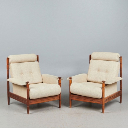 Scandinavian Lounge Chairs, Denmark, 1960S