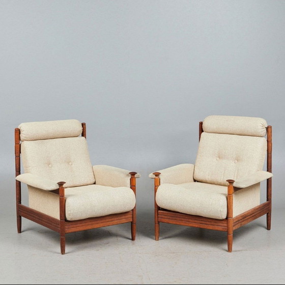 Image 1 of Scandinavian Lounge Chairs, Denmark, 1960S