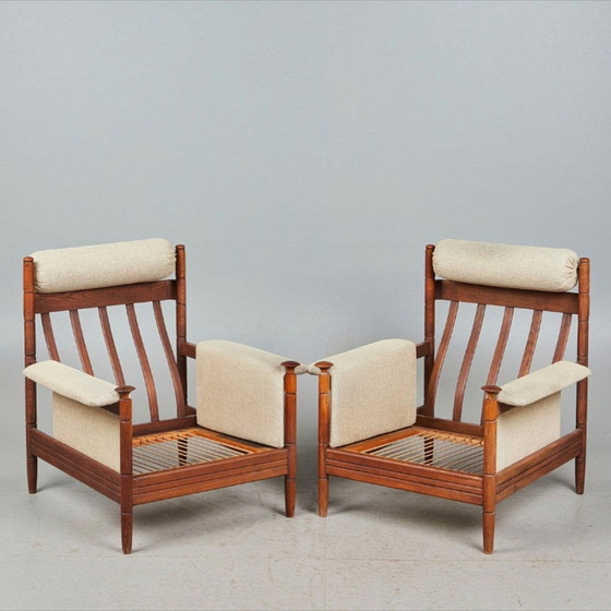 Image 1 of Scandinavian Lounge Chairs, Denmark, 1960S