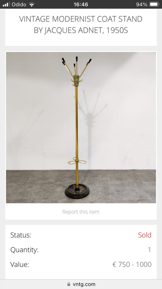 Image 1 of Vintage coat rack 1950s