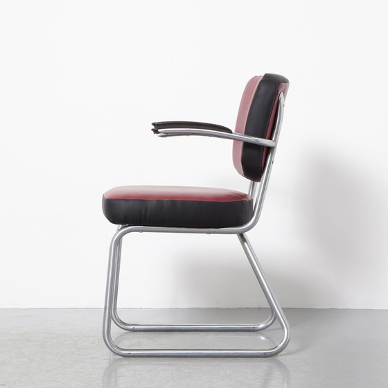 Image 1 of Chair Jan Schröfer Ahrend De Cirkel new leather