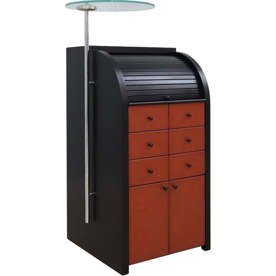 Image 1 of Vintage roller shutter cabinet by Giorgetti, 1980s