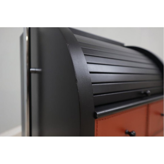 Image 1 of Vintage roller shutter cabinet by Giorgetti, 1980s