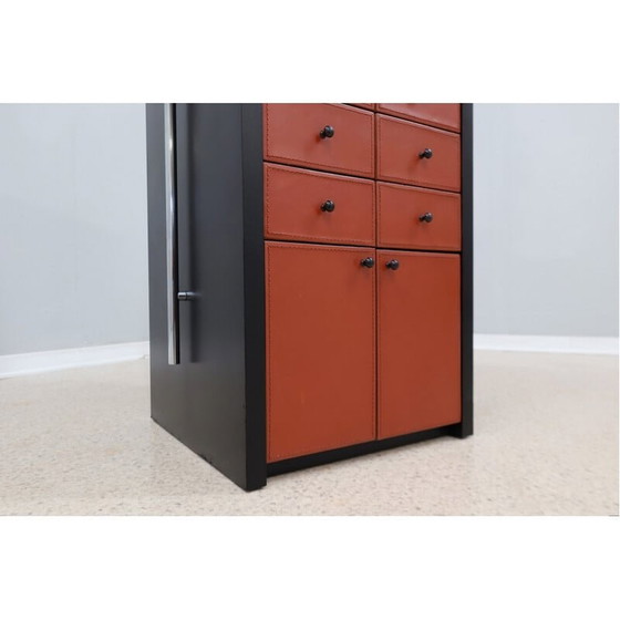 Image 1 of Vintage roller shutter cabinet by Giorgetti, 1980s