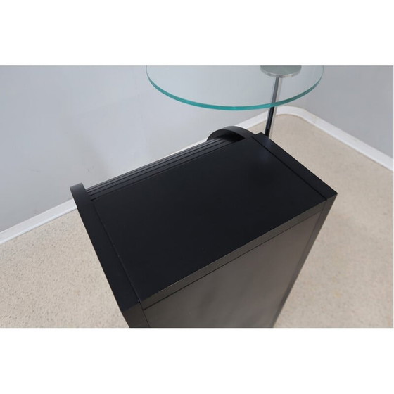 Image 1 of Vintage roller shutter cabinet by Giorgetti, 1980s