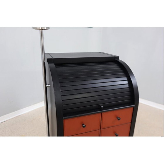 Image 1 of Vintage roller shutter cabinet by Giorgetti, 1980s