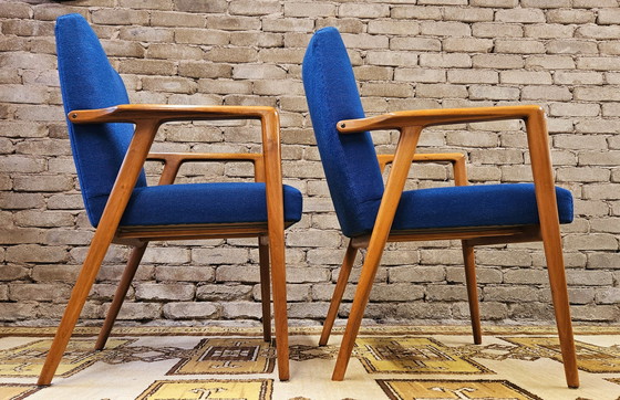 Image 1 of Pair Of Armchairs Josef Hillerband For Wilkhahn 1960