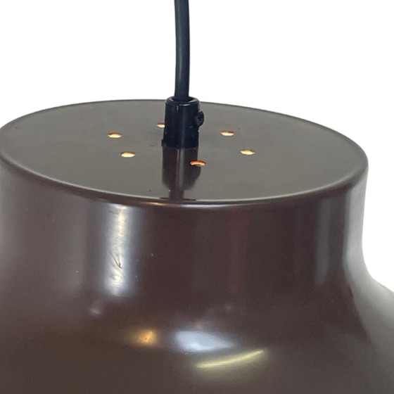 Image 1 of Vintage - Scandinavian - Bowl shaped hanging pedant - Brown