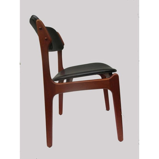Image 1 of Lot of 10 vintage teak chairs by Erik Buch 1960