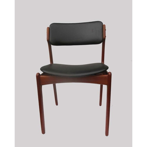 Image 1 of Lot of 10 vintage teak chairs by Erik Buch 1960