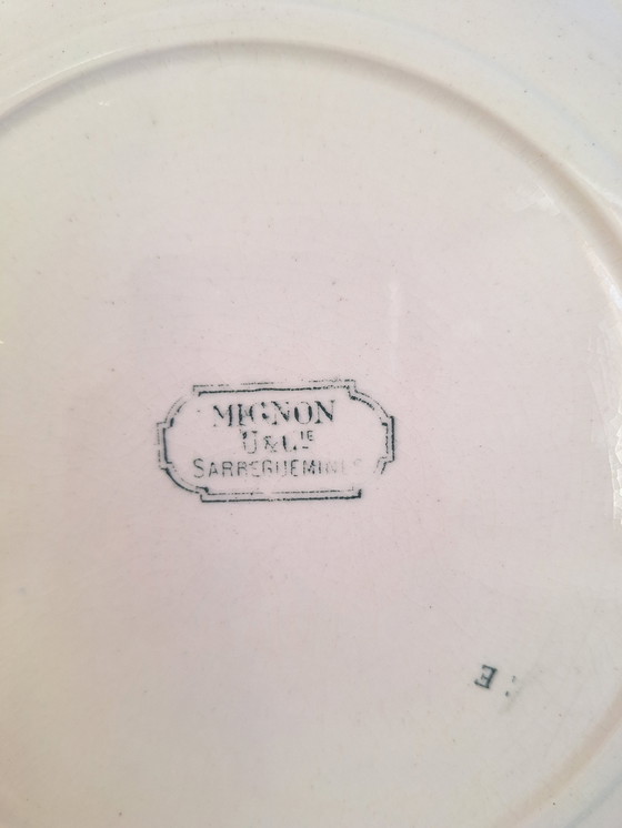 Image 1 of Plat Rond Mignon Sarreguemines
