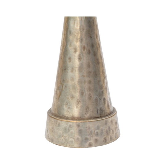 Image 1 of Vintage silver-plated and brass candle holder, Denmark 1970