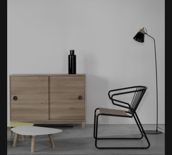 Image 1 of 2X Ethnicraft Gabbia Chairs